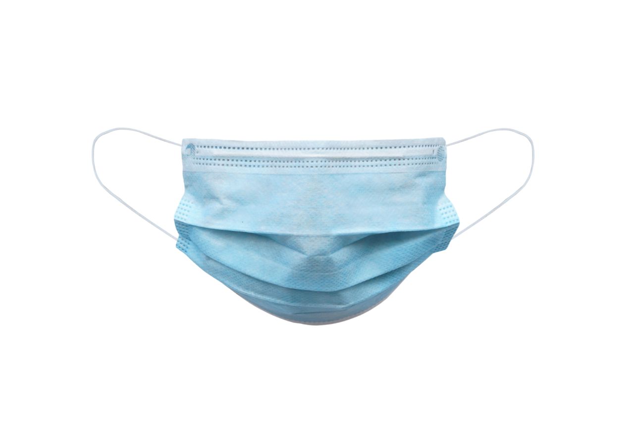 Blue surgical mask