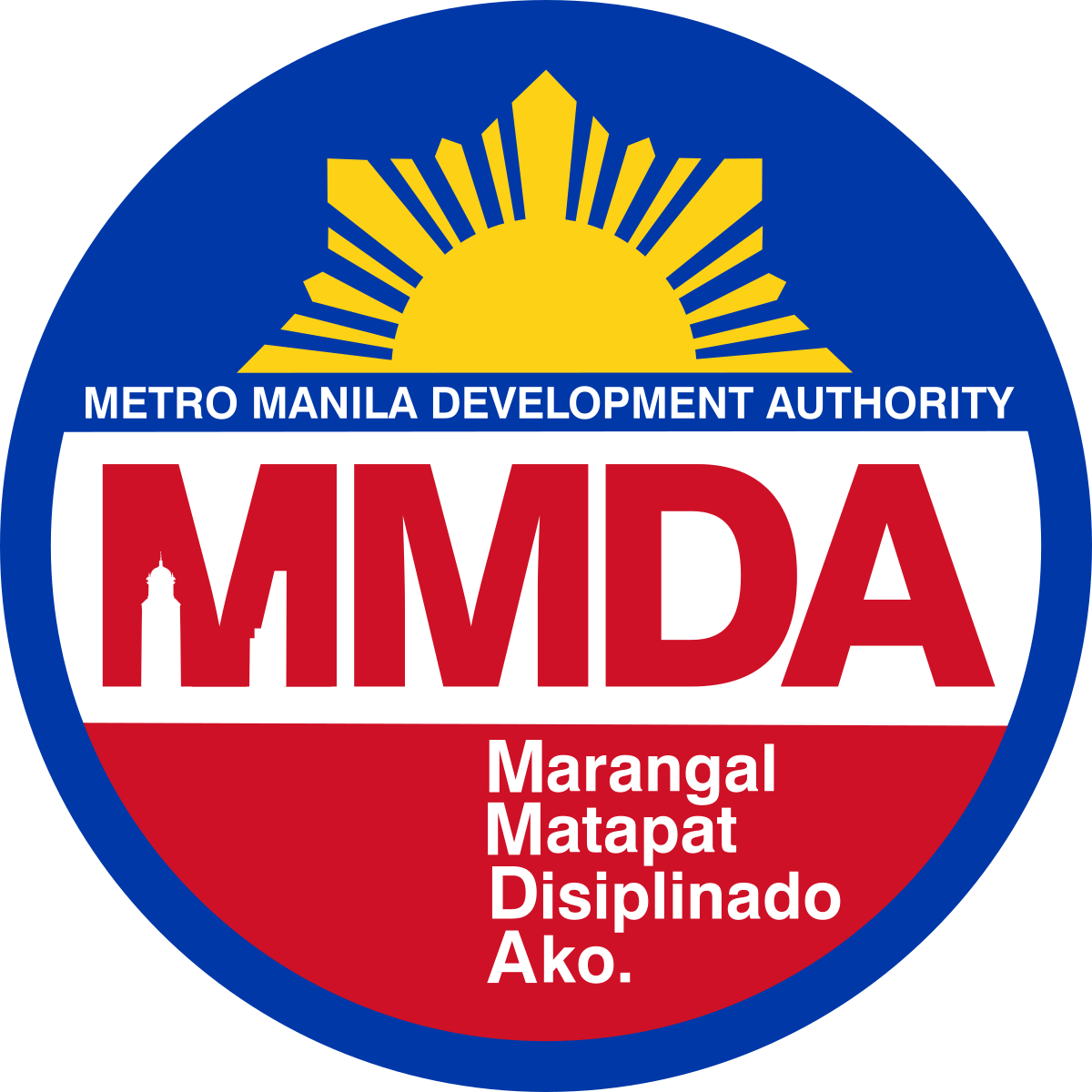 1200px Metro Manila Development Authority MMDA.svg 